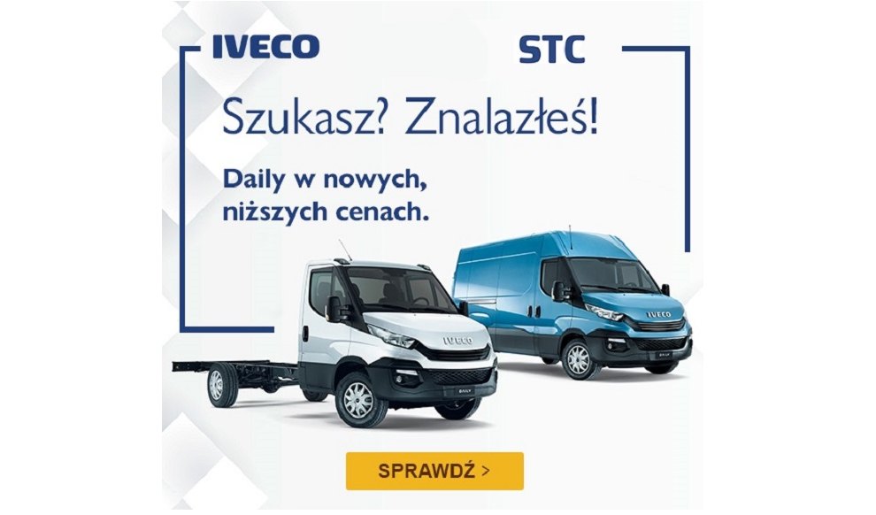 Teraz nowe IVECO Daily w nowych, niższych cenach!